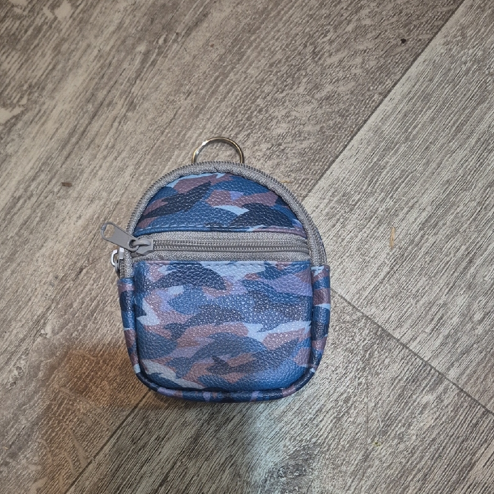 Camouflage Coin Pouch‎ with Keyring